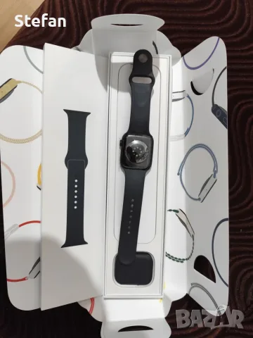 Продавам Apple Watch Series 8 Cellular, 45mm Midnight Aluminium Case, снимка 5 - Смарт часовници - 56296006