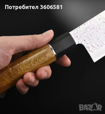 Професионален Японски мини сатър Накири за зеленчуци и плодове, месо, риба без кости , снимка 3 - Прибори за хранене, готвене и сервиране - 48924420