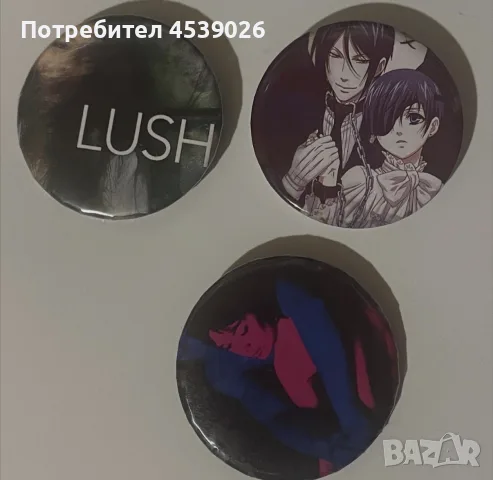 Значки на аниме и банди., снимка 2 - Други - 55839998