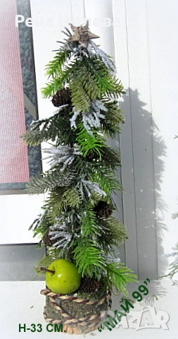 Зелена елха на пънче, снимка 3 - Коледни подаръци - 52252771