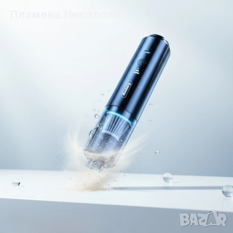 Портативна прахосмукачка 2 в 1 Rosberg, 65W 1800mAh, 0.1л., Акумулаторна, снимка 3 - Прахосмукачки - 52476913