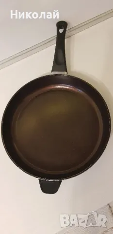 Голям алуминиев тиган, снимка 2 - Съдове за готвене - 50037374