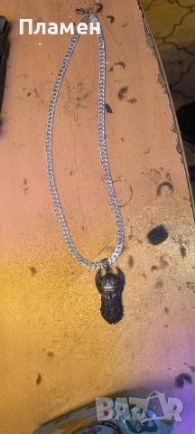 Сребърният синджир е с медальон или кръст, снимка 12 - Колиета, медальони, синджири - 51937837