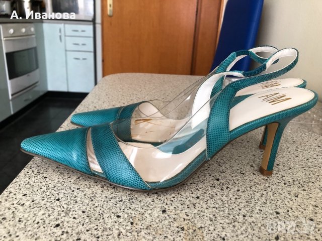 Дамски обувки естествена кожа и силикон Ann Marino, снимка 7 - Дамски елегантни обувки - 30154480