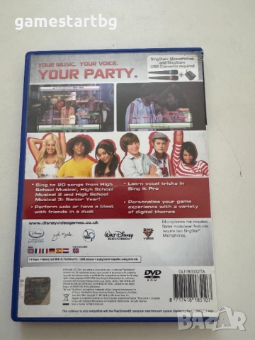 Disney Sing It! – High School Musical 3: Senior Year за PS2, снимка 2 - Игри за PlayStation - 51756359
