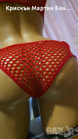 Боди с латексови коланчета едра  мрежа , снимка 5 - Корсети, бюстиета, топове - 49715027