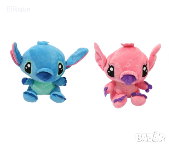 Плюшена играчка 30см - Розов или син Стич, снимка 6 - Плюшени играчки - 52786869