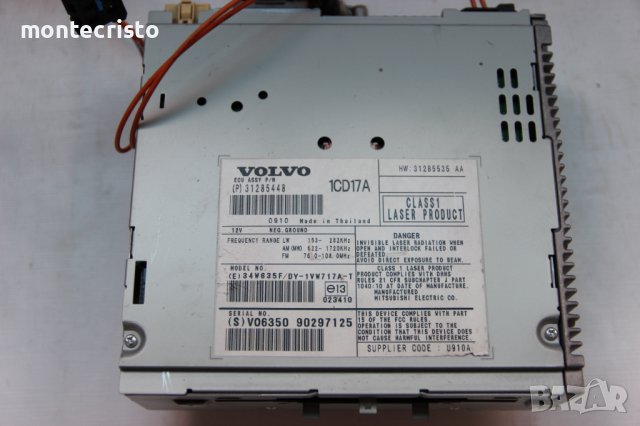 CD player касетофон Volvo V50 (2003-2012г.) 31285448 / Волво V50, снимка 2 - Аксесоари и консумативи - 39226035