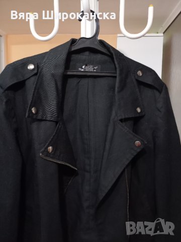 Късо дамско яке с копринена подплата за пролет, есен, снимка 7 - Якета - 40604642