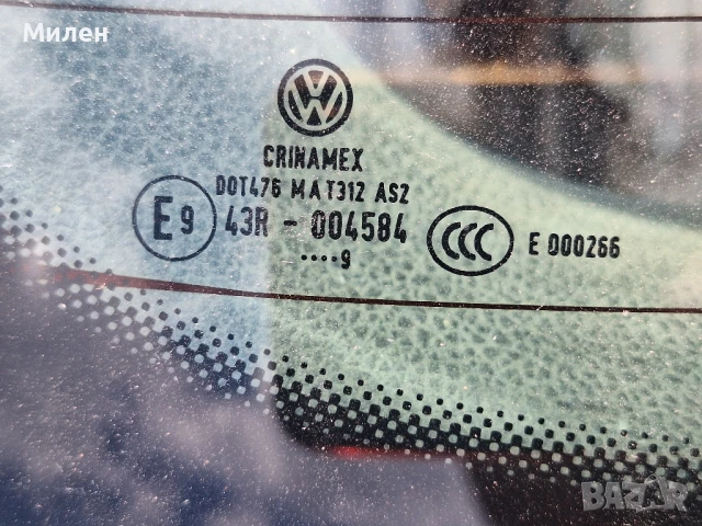 Volkswagen Golf 5 Combi 2007-2010 Година Стъкло На Задния Капак Фолксваген 5 Комби , снимка 4 - Части - 50999069