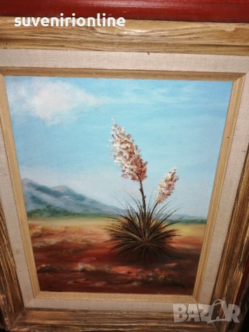 оригинална рисувана картина масло на платно с подпис, снимка 4 - Картини - 40483242