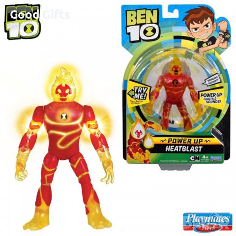 BEN 10 Светеща фигурка POWER UP Heatblast, снимка 1 - Фигурки - 39949493