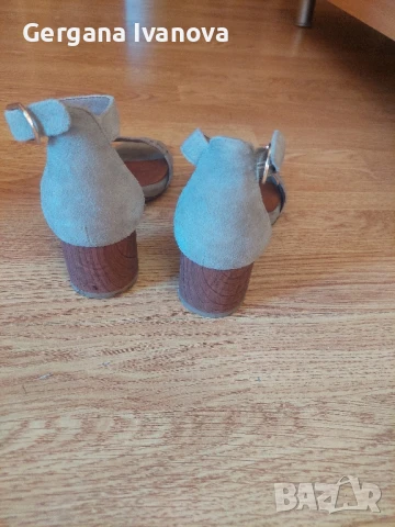 Сандали Tamaris, набук и естествена кожа, снимка 3 - Сандали - 50885559