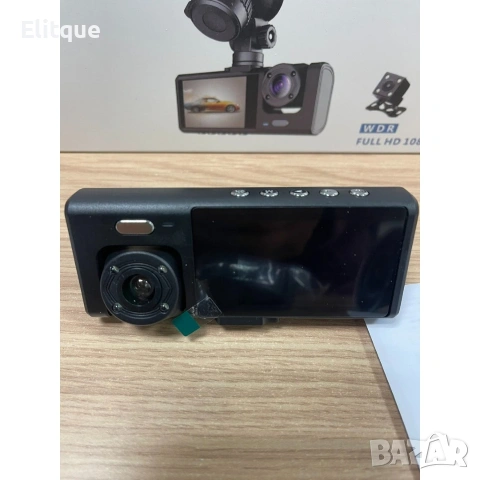 Видеорегистратор с 3-канална камера