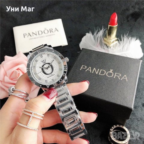 Стилен ръчен дамски часовник Pandora / Пандора, снимка 2 - Дамски - 37074130