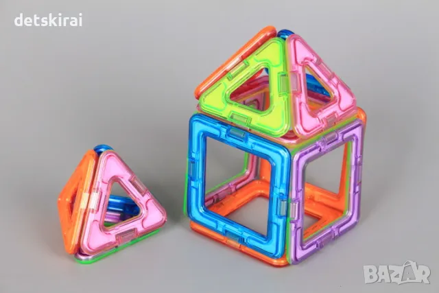 Магнитен конструктор - 36 елемента, снимка 2 - Конструктори - 48071800