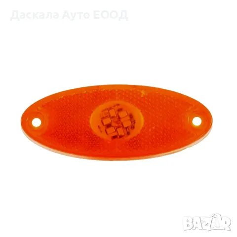 1бр. LED LED Диоден габарит 24V ЖЪЛТ овал , снимка 2 - Аксесоари и консумативи - 48651972