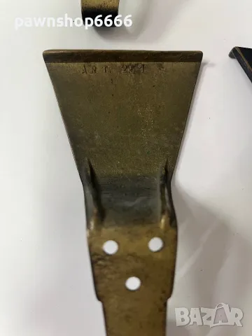 Четири броя винтидж месингови закачалки, снимка 9 - Закачалки - 47608144