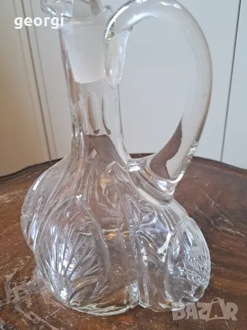 стъклена гарафа декантер  19/3, снимка 3 - Други - 49162045