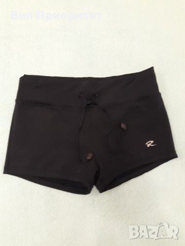 Къс тъмно син панталон еластичен, спортно-елегантен , с регулируема ширина на талията, снимка 2 - Къси панталони и бермуди - 37258647