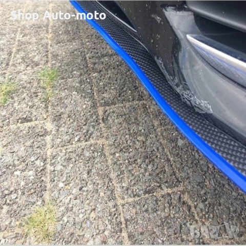 Спойлер за броня Automat - черен карбон - синя лента, снимка 3 - Аксесоари и консумативи - 52226803