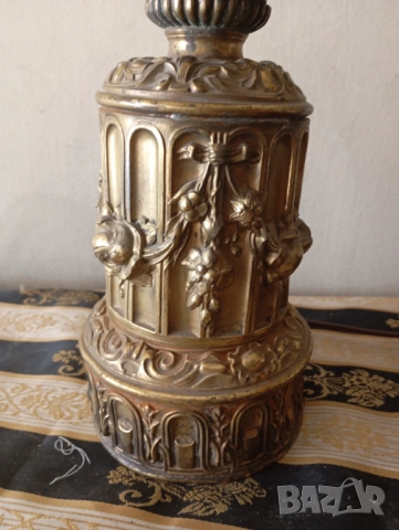 Барокова настолна лампа , снимка 2 - Настолни лампи - 54201824