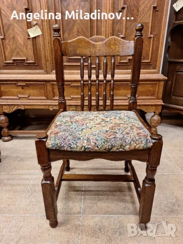 дъбови столове за трапезария к  - т 4 броя, снимка 7 - Столове - 48056866