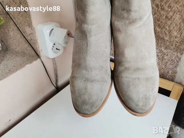 Боти естествен велур 39 н. , снимка 4 - Дамски боти - 56299265