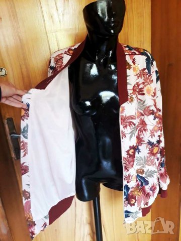 Ново Яке бомбър в бордо ХХЛ, снимка 5 - Якета - 29147964