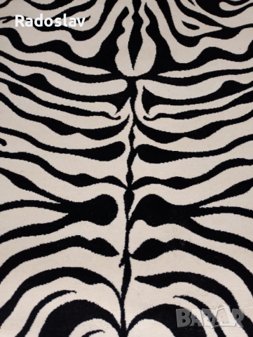 Килим с зебра шарка 160х230, снимка 2 - Килими - 54242880