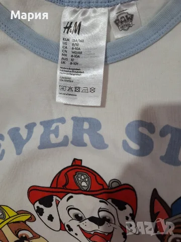 Летни пижами 7-8 г. - 15 € за три броя, снимка 6 - Детски пижами - 56061258
