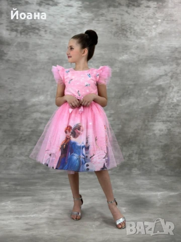 Официални детски рокли с Елза, снимка 4 - Детски рокли и поли - 50791797