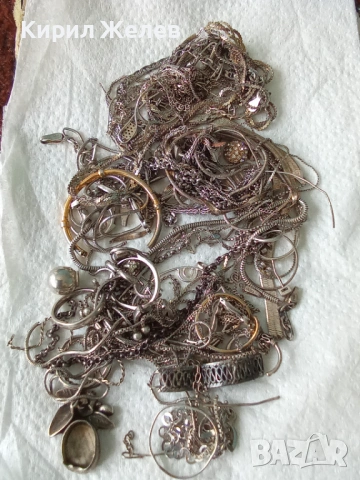 100 грама сребърни накити за поправка за реставрация за части или за материал 42002, снимка 4 - Колиета, медальони, синджири - 54212493