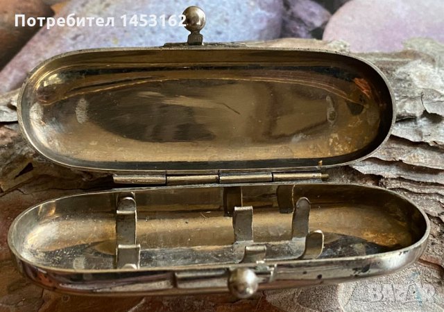 Стара антикварна метална кутийка, снимка 2 - Антикварни и старинни предмети - 31623779