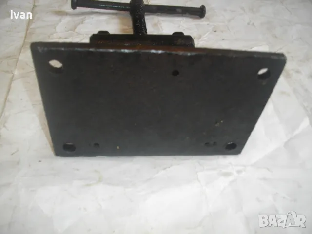 Българско СОЦ НРБ ТРЪБНО МЕНГЕМЕ до 2 цола Със стойка Масивно 6,2кг ОТЛИЧНО състояние Захват 75мм, снимка 11 - Менгемета - 47365187