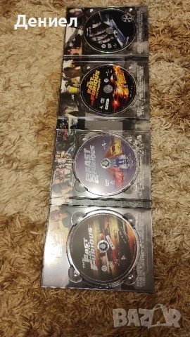 Fast & Furious 1-4 series - Бързи и яростни 1-4 Епизода, снимка 6 - DVD филми - 50913829