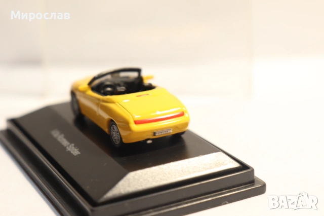 SCHUCO?? H0 1/87 ALFA ROMEO SPIDER КОЛИЧКА КАМИОН МОДЕЛ, снимка 5 - Колекции - 53201210