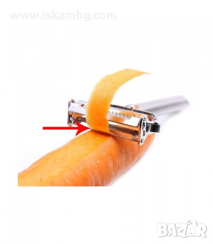 МЕТАЛНА БЕЛАЧКА С ДВЕ ПРИСТАВКИ ЗА БЕЛЕНЕ НА ЗЕЛЕНЧУЦИ И ПЛОДОБЕ - код 1843, снимка 7 - Аксесоари за кухня - 33978851