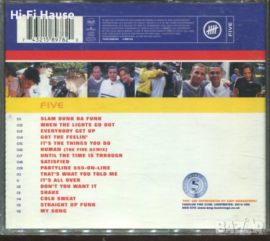 FiveIncludes the smash hits, снимка 2 - CD дискове - 37742541