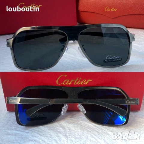 Cartier висок клас мъжки слънчеви очила с поляризация, снимка 2 - Слънчеви и диоптрични очила - 40646247