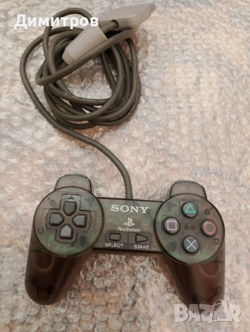 Playstation 1 контролер в цвят прозрачно черно, снимка 3 - Аксесоари - 51741819