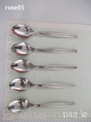 Лот от 5 бр. лъжици от "☭ В. Търново" от соца