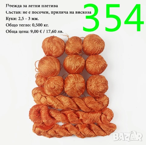 Евтини прежди в малки количества - нови и остатъци , снимка 9 - Други - 52042527