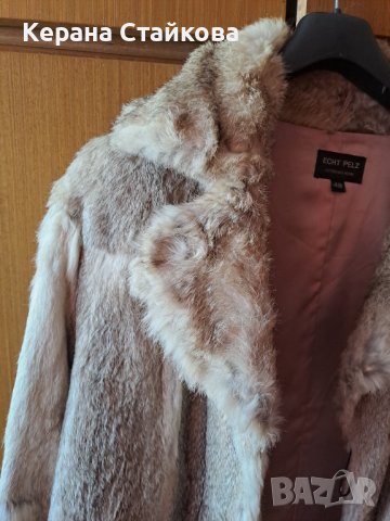 Палто от заешка кожа, снимка 5 - Палта, манта - 42526929
