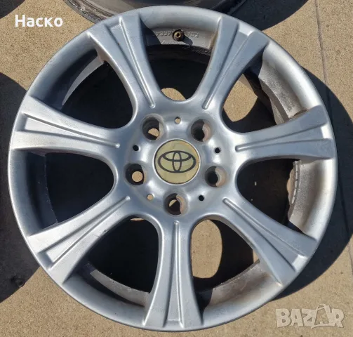 Джанти Toyota 16 5x114.3 6.5J ET39 Тойота 16 5х114.3 60.1, снимка 5 - Гуми и джанти - 56153301