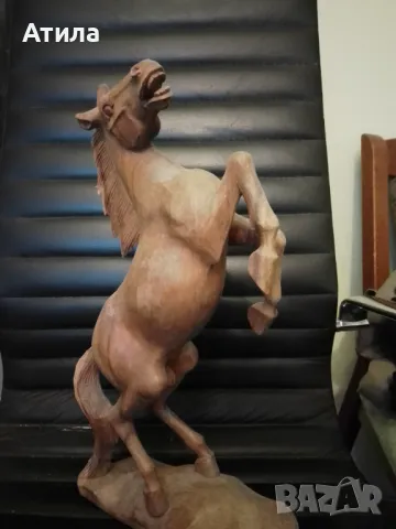 статуетка скулптура кон 43 см, снимка 7 - Статуетки - 48162990