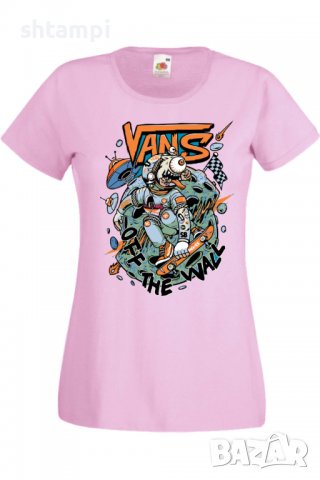 Дамска Тениска Vans off the wall,Изненада,Повод,Подарък,Празник, снимка 2 - Тениски - 37638868