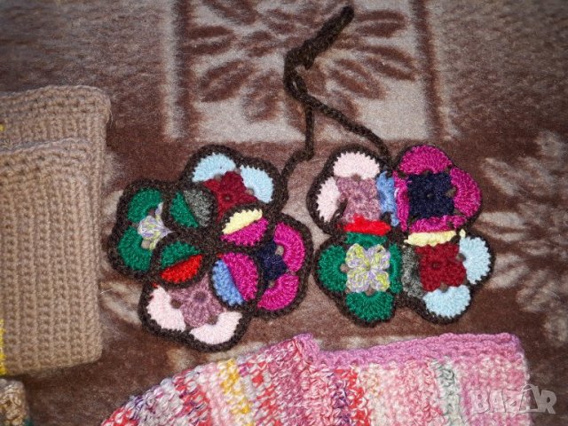 Домашно плетени вълнени терлици, снимка 7 - Други - 38494674