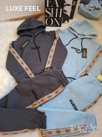 Дамски Ватирани Комплекти - лого Бродирано ⚜️Guess, снимка 5 - Спортни екипи - 53022128