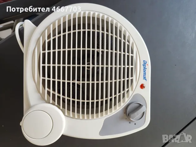 Продавам вентилаторна печка Diplomat dpl v3012